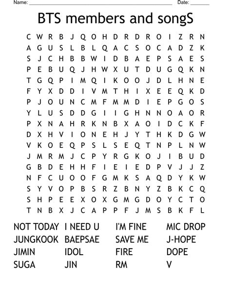 bts n word song.